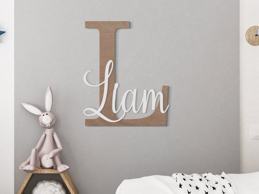 Where to Get Name Signs for Nursery Endlessly Customizable Nursery Name Sign