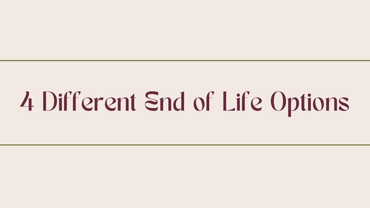 4 Different End of Life Options